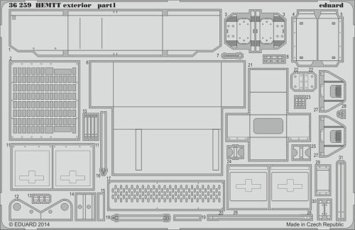 Go to product EDUARD 36259 - 1:35 HEMTT exterior