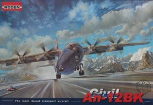 RODEN 048 - 1:72 Antonov AN-12BK Civil Version