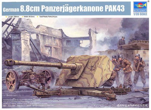Go to product TRUMPETER 02308 - 1:35 German 88mm PaK 43/41