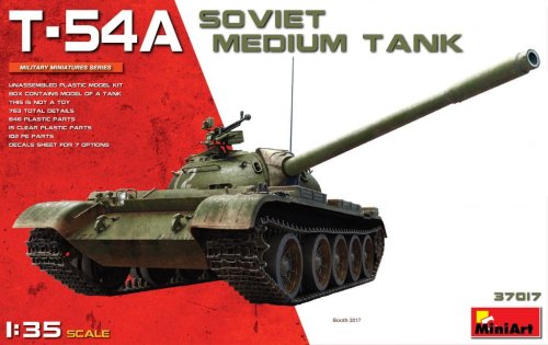 Go to product MINIART 37017 - 1:35 T-54A Soviet Medium Tank