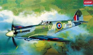 ACADEMY 12484 - 1:72 Spitfire MK XIV