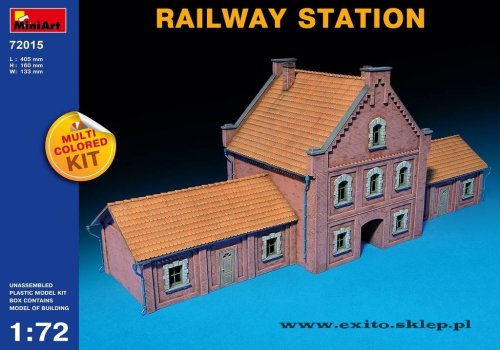 Go to product MINIART 72015 - 1:72 Railway Station - multicolored kit