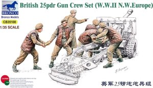 BRONCO CB 35108 - 1:35 25 pdr Gun Crew Set
