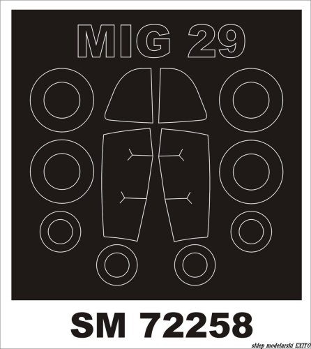 Go to product MONTEX SM72258 - 1:72 MiG-29A