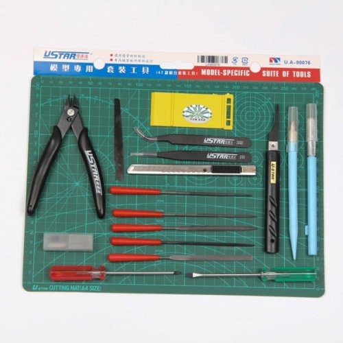 Go to product U-STAR UA90076 - Modeling Tool Set 18 in 1 w/ mat