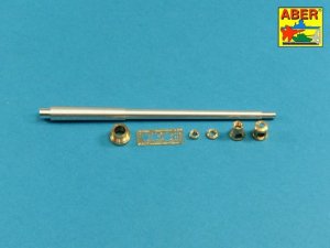 Aber 35L-231 - 1:35 10,5cm KwK L/70 metal gun barrel with muzzle brake for German Pz.Kpfw.VII Löwe i VK 70.01