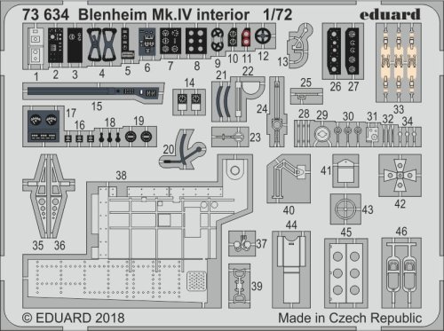 Go to product EDUARD 73634 - 1:72 Blenheim Mk.IV interior