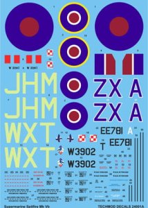 TECHMOD 24001 - 1:24 Supermarine Spitfire Mk.VB