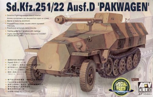 Go to product AFV CLUB 35083 - 1:35 Sd.Kfz. 251/22 ausf.D