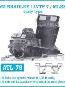 Friulmodel ATL-078 - 1:35 M2 Bradley / LVTP 7 / MLRS early type metal tracks