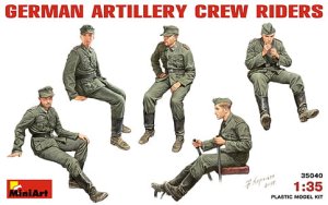 MINIART 35040 - 1:35 German Artillery Crew Riders