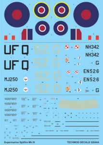 TECHMOD 32044 - 1:32 Supermarine Spitfire Mk.IX  w/masks
