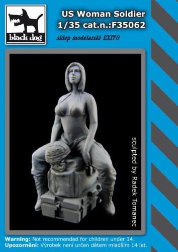 Go to product BLACK DOG F35062 - 1:35 US Woman Soldier