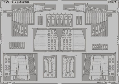 Go to product EDUARD 48912 - 1:48 F2H-2 landing flaps