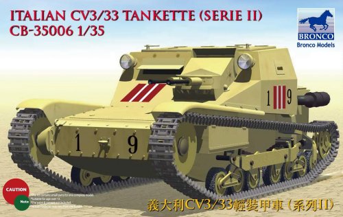 Go to product BRONCO CB 35006 - 1:35 CV L3/33 Tankette