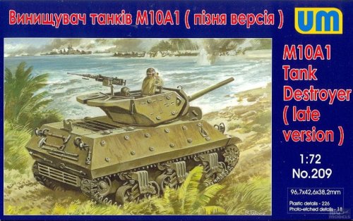 Go to product UNIMODELS 209 - 1:72 M10A1 Tank Destroyer (late version)