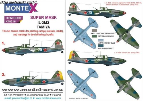 Go to product MONTEX K48216 - 1:48 IL-2M3