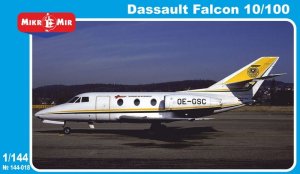 MIKROMIR 144018 - 1:144 Dassault Falcon 10/100 (2 pcs in the box)