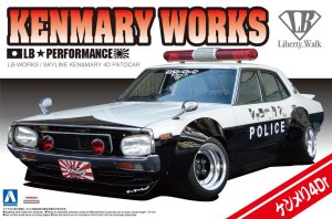 AOSHIMA 01068 - 1:24 LB Works Niissan Skyline Ken&Mary 4D