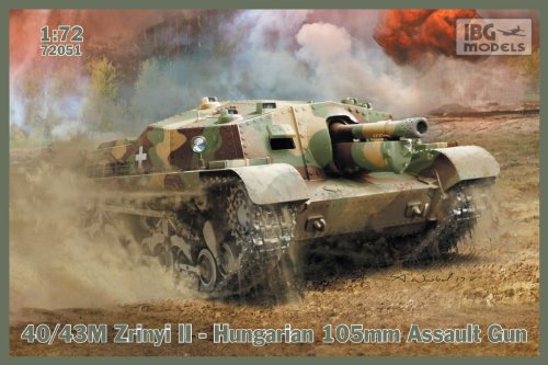 Go to product IBG 72051 - 1:72 40/43M Zrinyi II - Hungarian 105mm Assault Gun