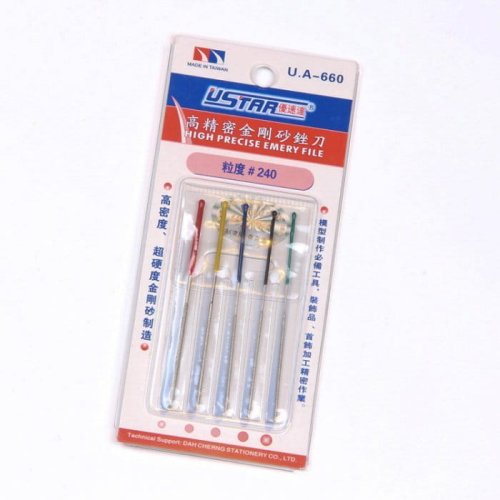 Go to product U-STAR UA90660 - Diamond files 5 pcs, grit: 240