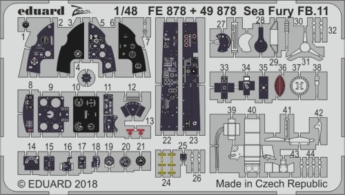 Go to product EDUARD FE878 - 1:48 Sea Fury FB.11