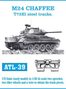 Friulmodel ATL-039 - 1:35 M24 Chaffee T72El metal tracks