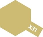 Go to product TAMIYA 80031 X-31 - Color enamel paint Titanium Gold 10 ml