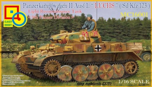 Go to product CLASSY HOBBY 16001 - 1:16 Panzerkampwagen II Ausf L  Luchs