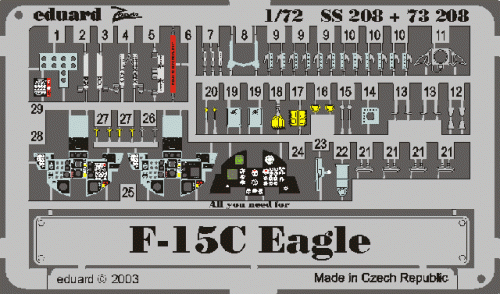 Go to product EDUARD SS208 - 1:72 F-15C