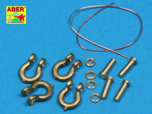 Go to product ABER R-18  - 1:35 Shackle for russian tanks KV-1, KV-2 & JS-2 x4 pcs
