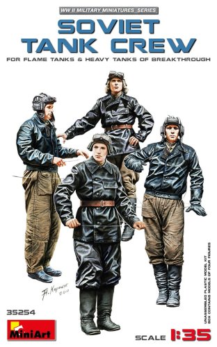 Go to product MINIART 35254 - 1:35 Soviet Tank Crew (for Flame Tanks & Heavy Tanks of Breakthrough)