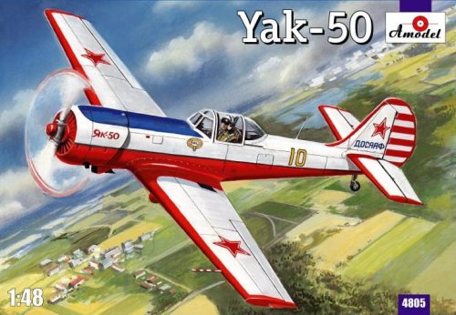 Go to product AMODEL 4805 - 1:48 Yakovlev Yak-50