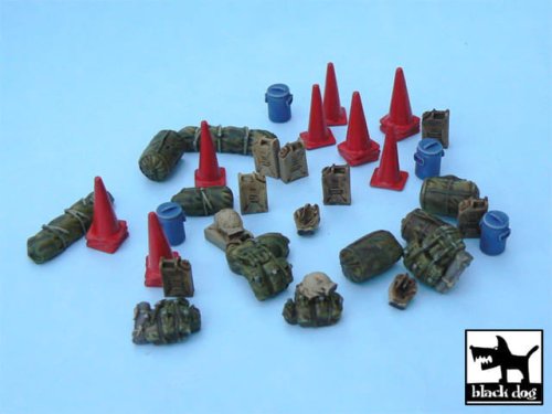 Go to product BLACK DOG T48037 - 1:48 US modern equipment 3 accessories set