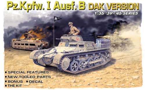 Go to product DRAGON 6207 - 1:35 Panzer I Ausf.B DAK Version