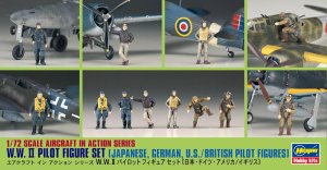 HASEGAWA X7208 - 1:72 WWII Pilot Figure Set