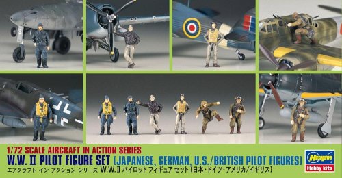 Go to product HASEGAWA X7208 - 1:72 WWII Pilot Figure Set