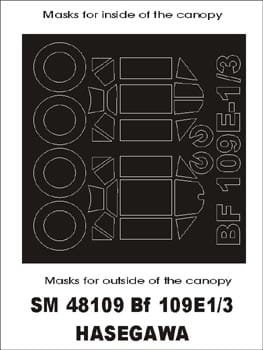 Go to product MONTEX SM48109 - 1:48 Messerschmitt Bf-109 E-1/3