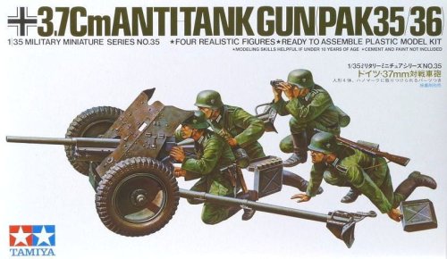 Go to product TAMIYA 35035 - 1:35 PAK 35/36 antitank 3.7cm Gun