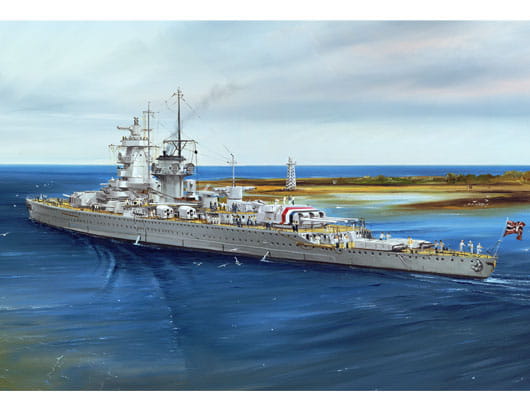 Go to product TRUMPETER 05773 - 1:700 German Pocket Battleship Admiral Graf Spee