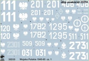 TORO MODEL 35D35 - 1:35 Polish Army 1945-65 vol.1