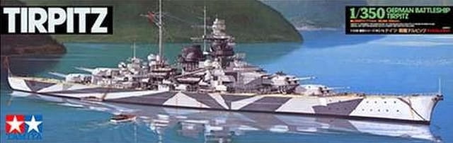 Go to product TAMIYA 78015 - 1:350 Tirpitz - German Battleship