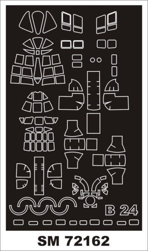 Go to product MONTEX SM72162 - 1:72 B-24 D/J Liberator