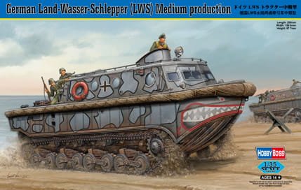 Go to product HOBBY BOSS 82433 - 1:35 German Land-Wasser-Schlepper (LWS) Medium production