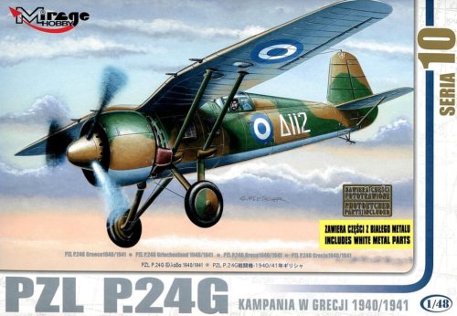 Go to product MIRAGE 48108 - 1:48 PZL P.24G Lotnictwo Greckie