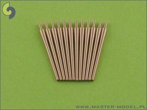 MASTER SM-350-007 - 1:350 Japanese gun barrels 12,7cm/40 Type 89 without blast bags