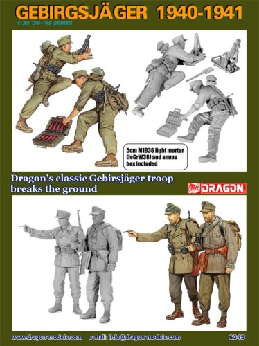 Go to product DRAGON 6345 - 1:35 German Gebirgsjager 1940-1941