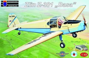 KOVOZAVODY 4810 - 1:48 Zlin Z-381 Basa