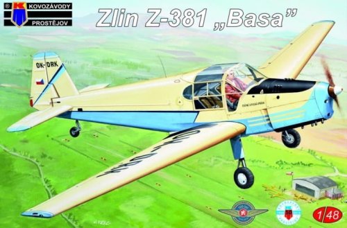 Go to product KOVOZAVODY 4810 - 1:48 Zlin Z-381 Basa