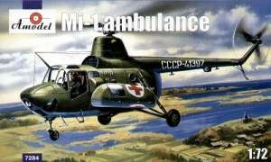 Go to product AMODEL 7284 - 1:72 Mil Mi-1 Ambulance